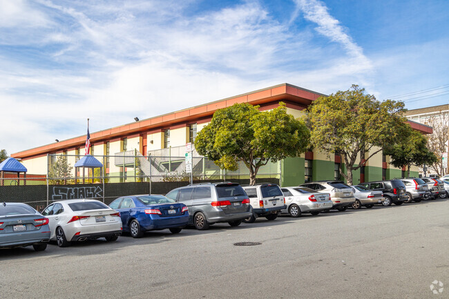 Bryant Elementary School sits next to a park.