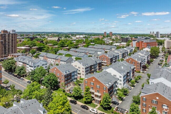 University Heights offers townhomes on quiet, sidewalk-lined streets in Newark.