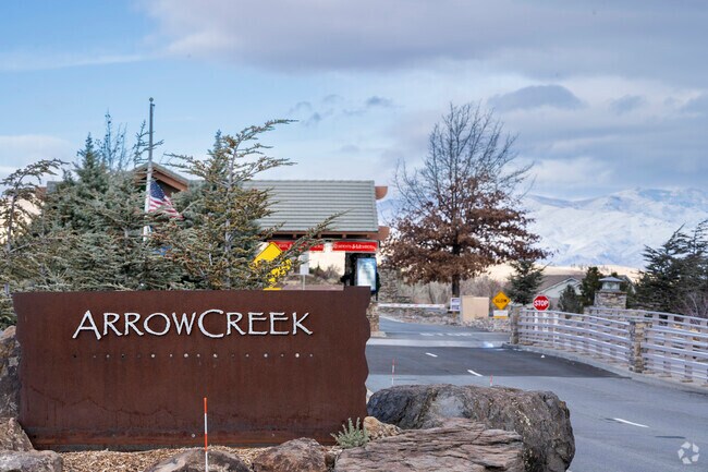 Arrowcreek is secured by a privacy gate and can only be accessed by residents and noted guests.
