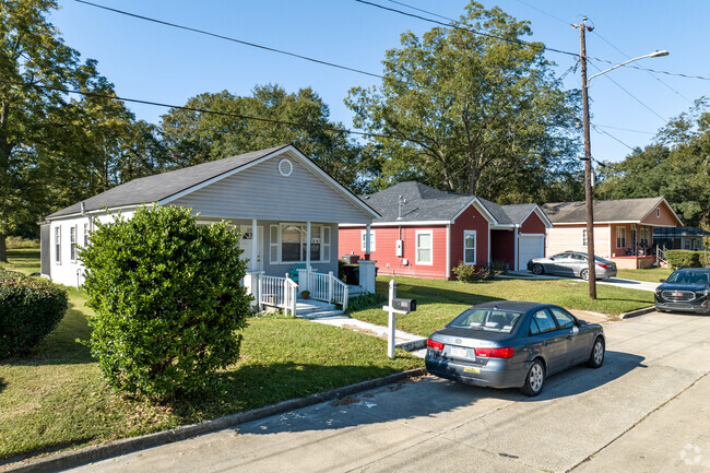 Woodville features a variety of architectural-styled homes.