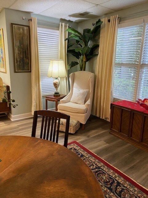 Dining area with chair