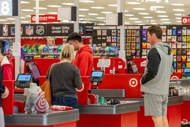 Explore a wide selection of goods at Target, conveniently located near Equestrian Downs.