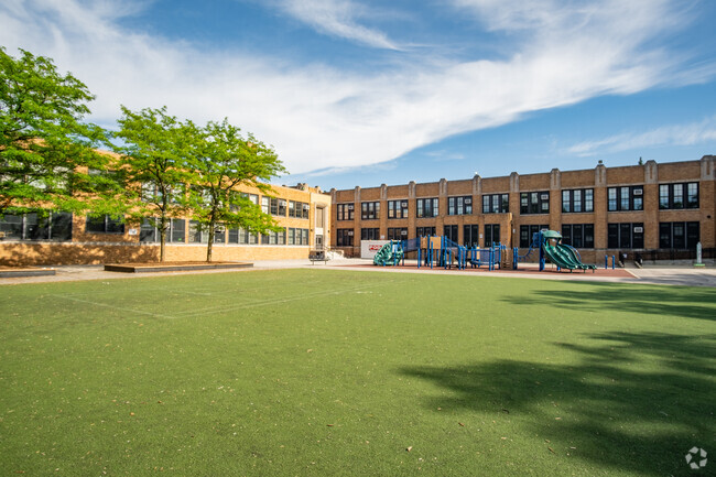 Old Town students enjoy recess at Walter L. Newberry Math & Science Academy in Old Town.