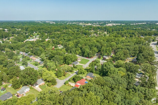 Random woods is easily accessible to the Greensboro highways.