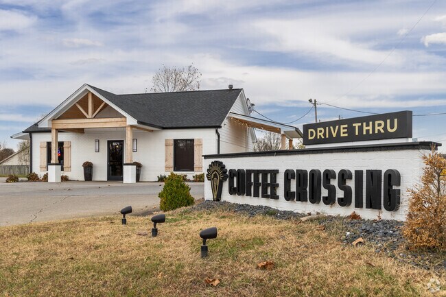Coffee Crossing in Greenville is a convenient location a morning coffee fix.