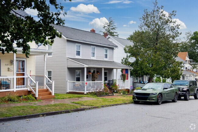 Two-story traditional homes are a common architectural style in White Haven.