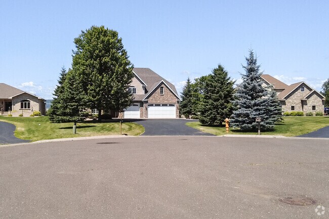 Cul de Sacs with newer homes are found in the northwest end of Billings Park Wisconsin.