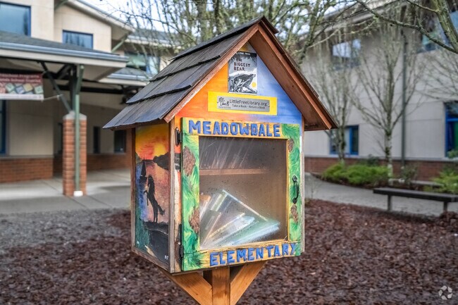 Meadowdale Elementary School community library.