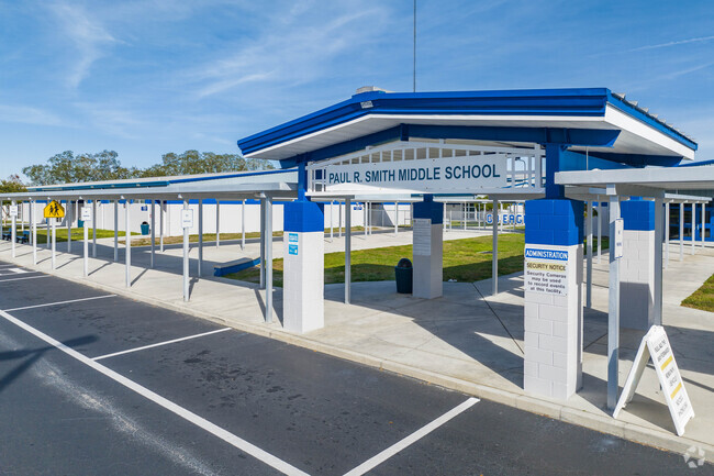 Paul R Smith Middle has 973 students in grades 6-8.