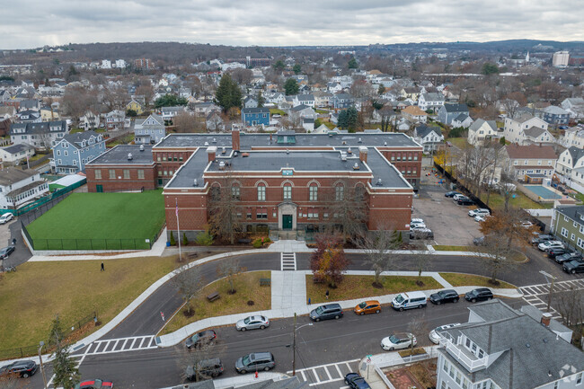 Point Webster Middle School in Quincy boasts a giant green field.