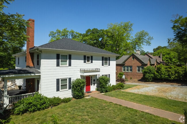 Large modern colonial style houses can be found in Park Hills.