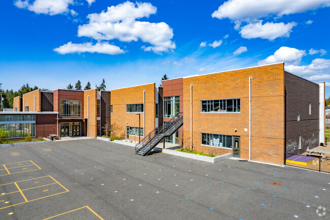Olympic Hills Elementary School building.