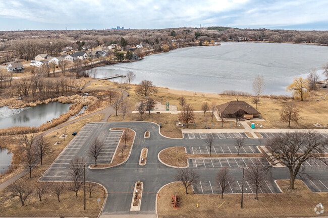Lake McCarron’s County Park sits on the south edge of Lake McCarron’s in the McCarron’s Lake neighborhood.