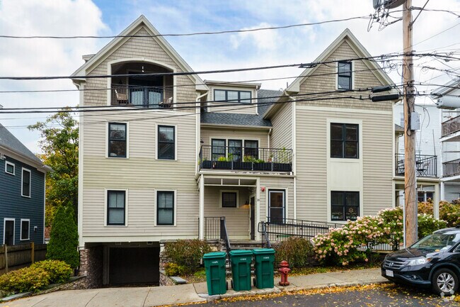 Newer construction is not as prevelant in Porter Square.