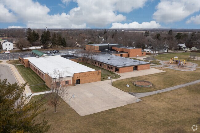 Caledonia Elementary School, Aerial.