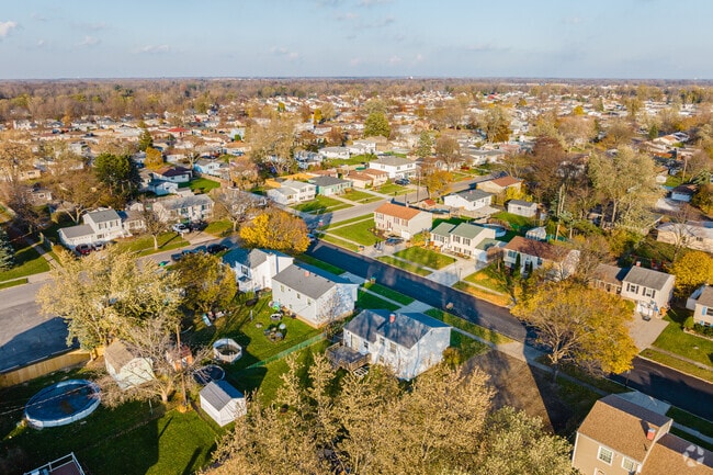 South Cheektowaga homes sit on quiet streets.