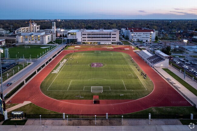 The Missouri State University campus is a big part of the Phelps neighborhood.