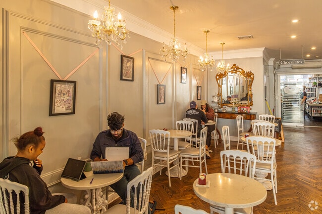 Tulip Bake Shop is a cozy spot in Floral Park for coffee, study time, and pastries.