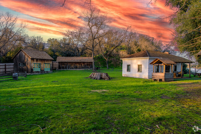 William B. Ide Adobe State Historic Park provides visitors with a walkable experience of the local history.