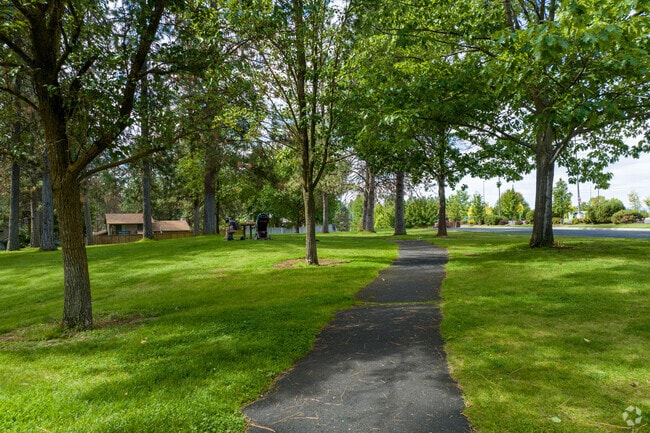 There are miles of walking trails in the North Indian trail neighborhood.