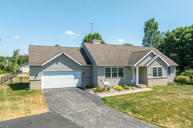 Courtland Township showcases some nice ranch-style homes on expansive lots.