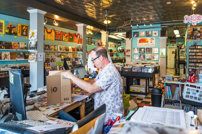 Guestroom Records is just one of many examples of local retail thats vital to the neighborhood.