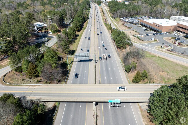 Highway 501 and 40 are the main roads in the South Square neighborhood.