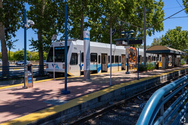 Shawnee residents ride the VTA Blue Line Light Rail for fast access to downtown and beyond.