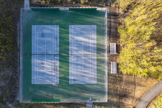Colony High School offers tennis courts to enjoy.