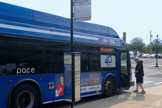 Pace Bus stops are easily found throughout Pembroke Greens.