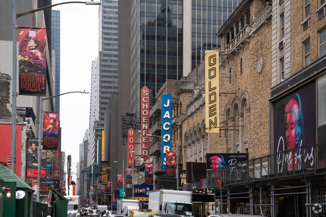 Immerse yourself in the glitz and glamour of Broadway located right next to Hell's Kitchen.