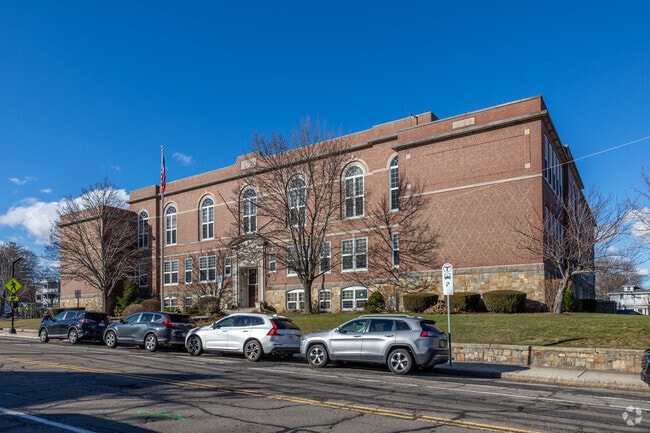 Francis W. Parker Elementary School in Quincy resides in a quiet neighborhood.