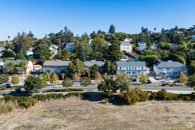 A view of the Vallejo Heights neighborhood from River Park.