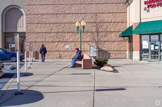 Residents in the West Valley neighborhood walk around the several shopping centers nearby.