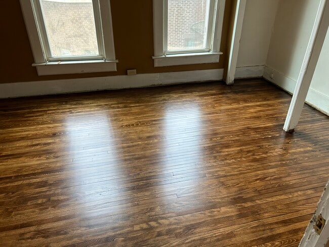 Beautifully refinished hardwood floors
