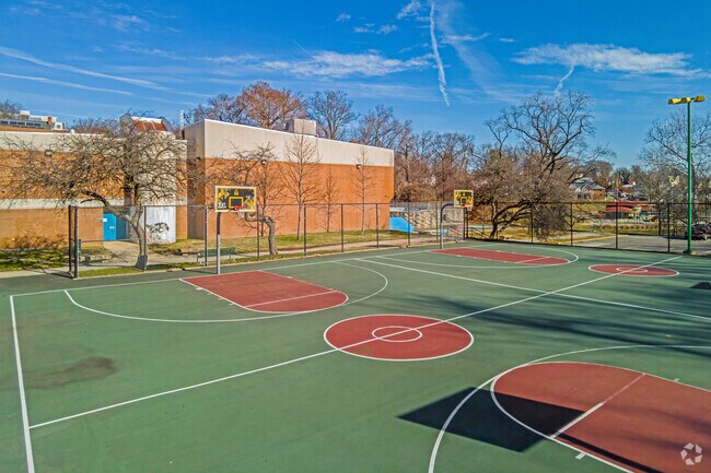 Langdon residents can practice their free throw at Langdon Park.