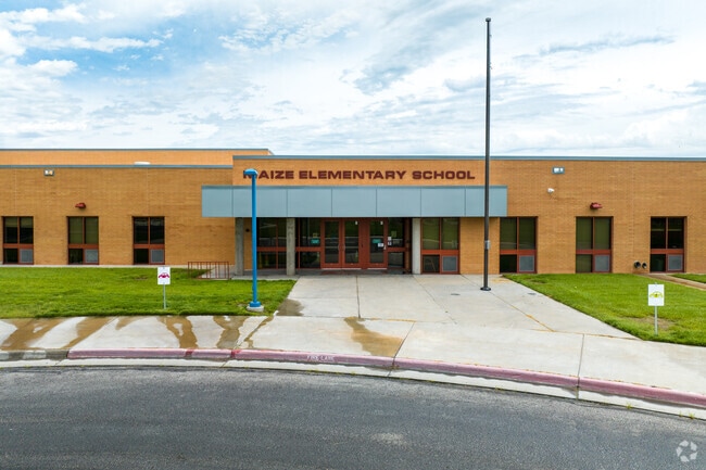 This is the main entrance to Maize Elementary School.