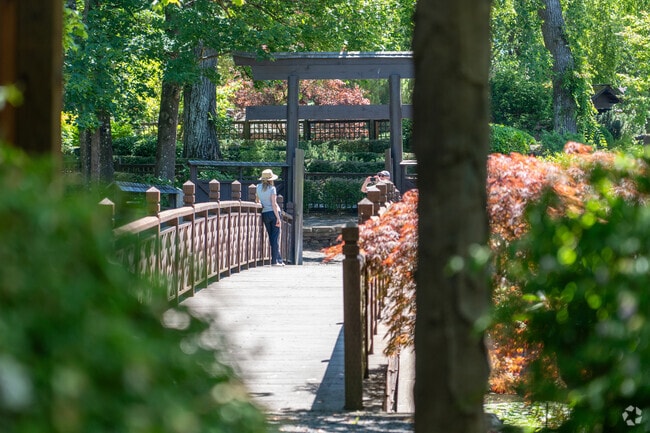 Discover serene walking paths and lush greenery in Saint Helens neighborhood.