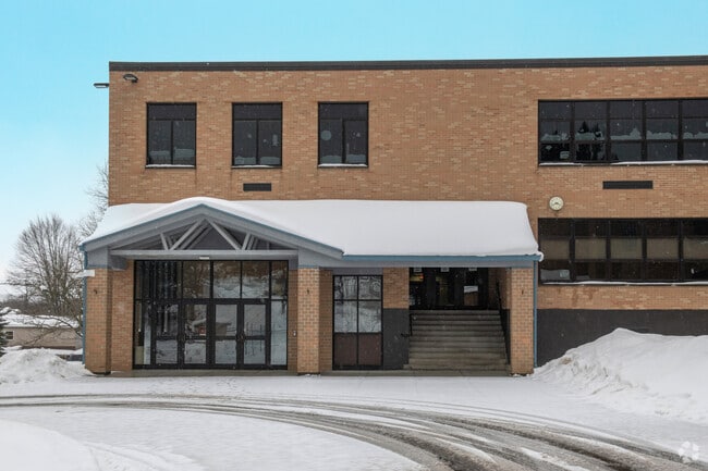 Panama Elementary School graces a portion of the Panama Central School building.