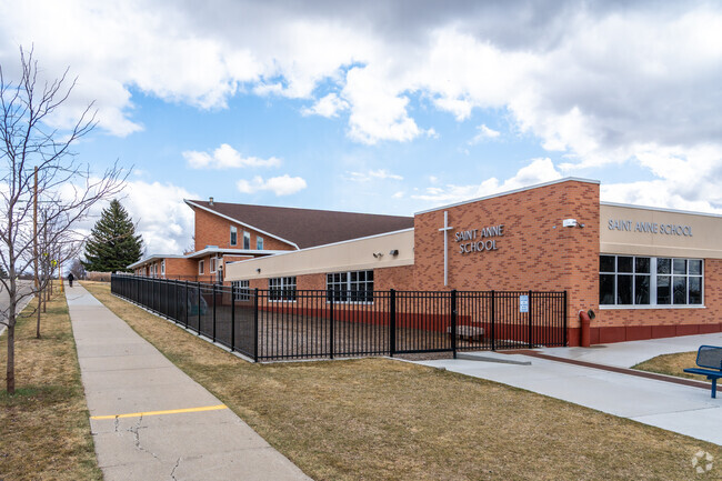 Saint Anne Elementary School is a private Catholic school.