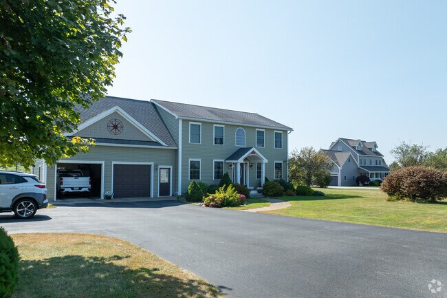 Large two car garages are a common sight within Turner.