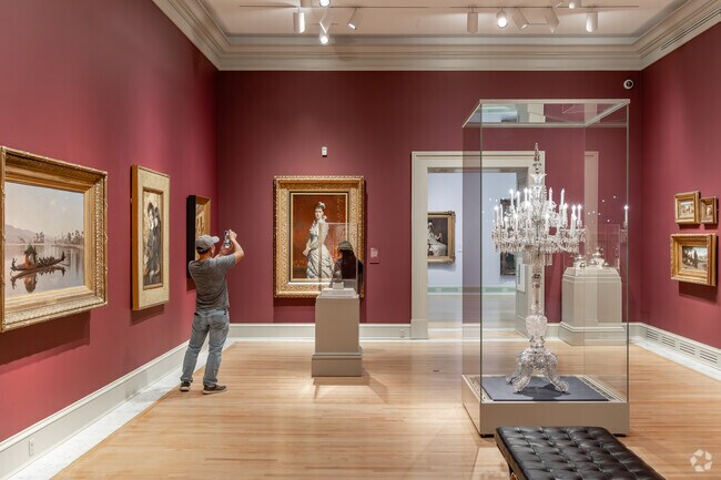 The Chrysler Museum has an impressive collection of artworks for art lovers of Hunter's Square.