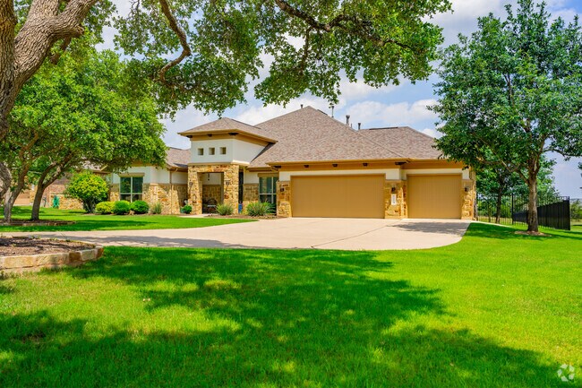 Harrison Hills homes will sometimes have mature trees untouched by the community development.