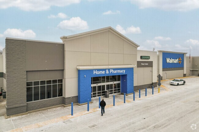 Big retailers such as Walmart make shopping convenient for the residents of Sylvania.