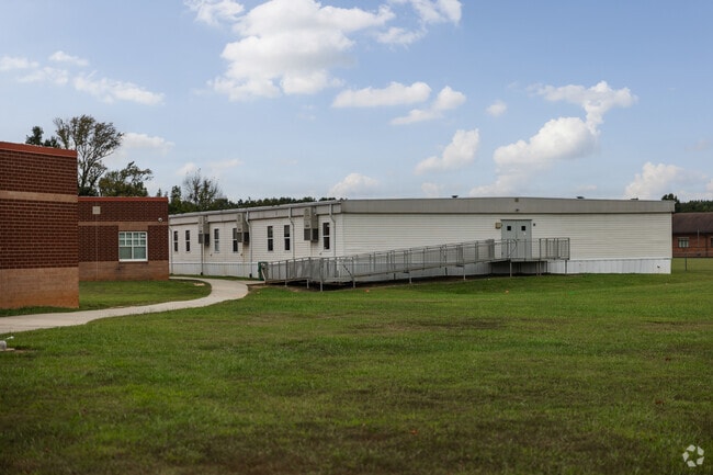 Southeast Middle School has spacious classroom buildings in Winston-Salem.
