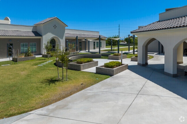 Frank Elementary School in Guadalupe has plenty of outdoor space for children to gather.