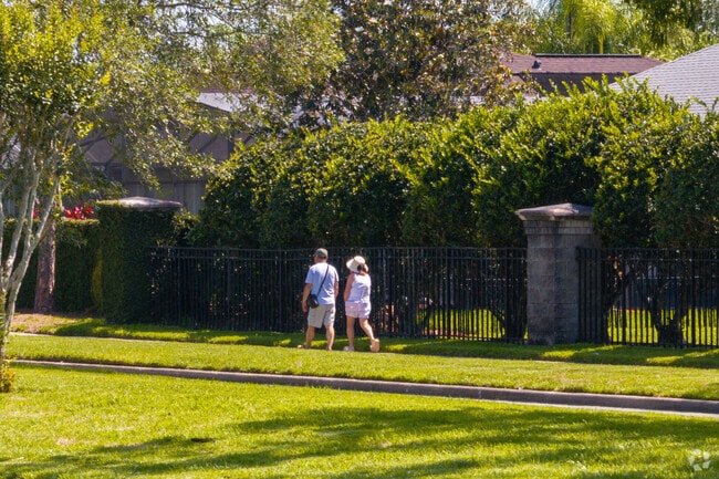 Eastwood is a walkable community with large, ample sidewalks and well-manicured landscaping.