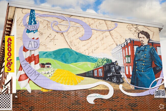 A vibrant mural celebrates Southampton Township’s heritage and rural charm—where history and artistry meet in the heart of Franklin County.