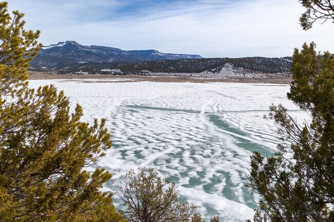 Trinidad Lake is popular with boaters I the Summer and ice fishers in the Winter.