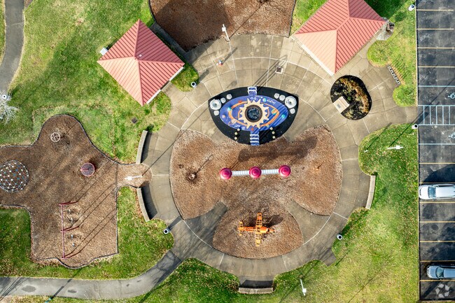 Children love to play on the space themed playground at Altizer Park.
